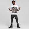 Chrome 8s DopeSkill Oversize Print T-Shirt Overstack Graphic
