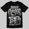 Jordan 8 "Chrome" DopeSkill T-Shirt Paper Chaser Boy Graphic Streetwear - Black
