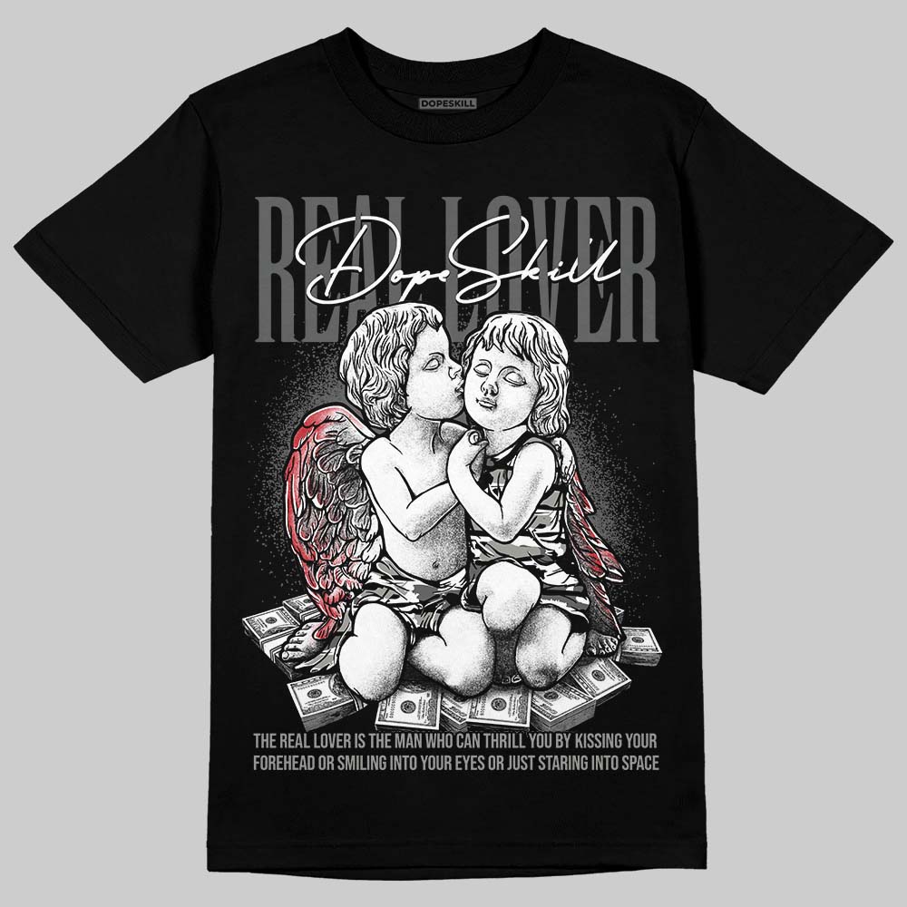 Jordan 8 "Chrome" DopeSkill T-Shirt Real Lover Graphic Streetwear - Black