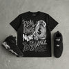 Chrome 8s DopeSkill T-Shirt Real Ones Move In Silence Graphic