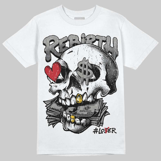 Jordan 8 "Chrome" DopeSkill T-Shirt Rebirth Graphic Streetwear - White