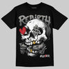 Jordan 8 "Chrome" DopeSkill T-Shirt Rebirth Graphic Streetwear - Black