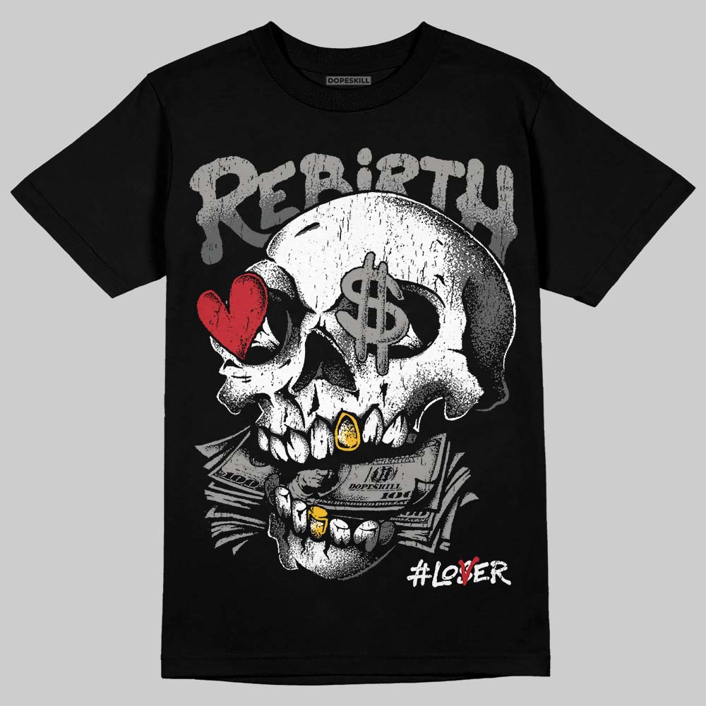 Jordan 8 "Chrome" DopeSkill T-Shirt Rebirth Graphic Streetwear - Black