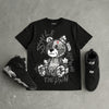 Chrome 8s DopeSkill T-Shirt Smile Through The Pain Graphic