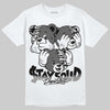 Jordan 8 "Chrome" DopeSkill T-Shirt Stay Solid Graphic Streetwear - White