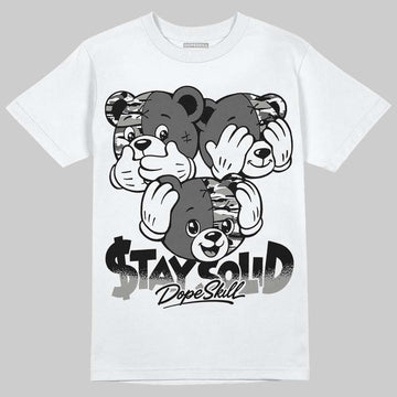 Jordan 8 "Chrome" DopeSkill T-Shirt Stay Solid Graphic Streetwear - White