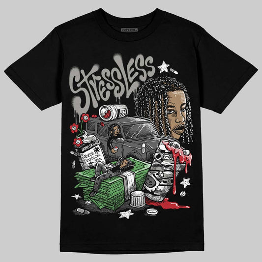 Jordan 8 "Chrome" DopeSkill T-Shirt Stressless Graphic Streetwear - Black