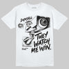 Jordan 8 "Chrome" DopeSkill T-Shirt They Watch Me Win Graphic Streetwear - White 