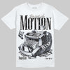 Jordan 8 "Chrome" DopeSkill T-Shirt Too Much Motion Graphic Streetwear - White 