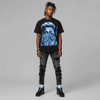 Black University Blue 5s DopeSkill T-Shirt Rich Boy Camo Graphic