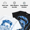 Black University Blue 5s DopeSkill T-Shirt Rich Boy Camo Graphic