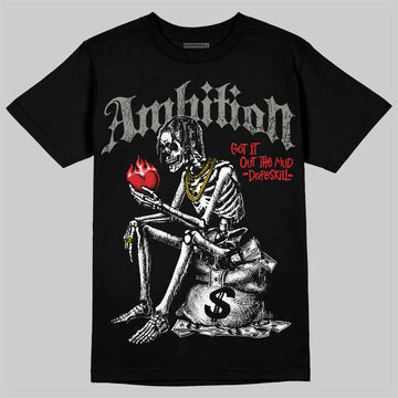 Jordan 4 Bred DopeSkill T-Shirt Ambition Graphic Streetwear - Black