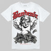 Jordan 4 Bred DopeSkill T-Shirt Bandemic Graphic Streetwear - White