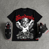 Bred 4s DopeSkill T-Shirt Bandemic Graphic