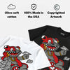 Bred 4s DopeSkill T-Shirt Born To Be Rich Graphic