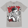 Jordan 4 Bred DopeSkill T-Shirt Boss Up Graphic Streetwear - Gravel