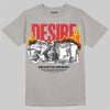 Jordan 4 Bred DopeSkill T-Shirt Desire Graphic Streetwear - Gravel