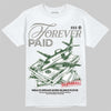 Jordan 4 Bred DopeSkill T-Shirt Forever Paid Graphic Streetwear - White 