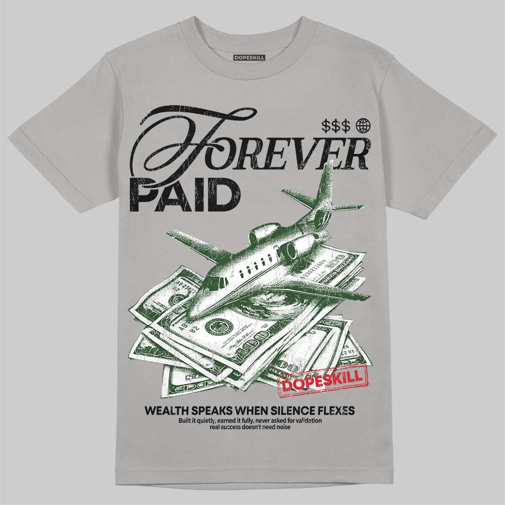 Jordan 4 Bred DopeSkill T-Shirt Forever Paid Graphic Streetwear - Gravel