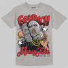 Jordan 4 Bred DopeSkill T-Shirt Get Rich Graphic Streetwear - Gravel