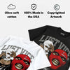 Bred 4s DopeSkill Oversize Print T-Shirt Lust Vice Graphic