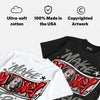Bred 4s DopeSkill T-Shirt Make Money Not Friend Typo Graphic