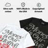 Bred 4s DopeSkill T-Shirt Money Is Our Motive Typo Graphic