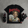Bred 4s DopeSkill Oversize Print T-Shirt Money Loves Me Graphic