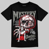 Jordan 4 Bred DopeSkill T-Shirt Mystery Ghostly Grasp Graphic Streetwear - Black