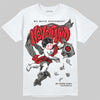 Jordan 4 Bred DopeSkill T-Shirt Nevermind Graphic Streetwear - White