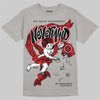 Jordan 4 Bred DopeSkill T-Shirt Nevermind Graphic Streetwear - Gravel