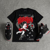 Bred 4s DopeSkill T-Shirt Nevermind Graphic
