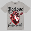 Jordan 4 Bred DopeSkill T-Shirt No Love For My Haters Graphic Streetwear - Gravel