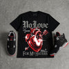 Bred 4s DopeSkill T-Shirt No Love For My Haters Graphic