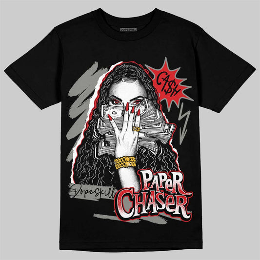 Jordan 4 Bred DopeSkill T-Shirt NPC Graphic Streetwear - Black