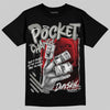 Jordan 4 Bred DopeSkill T-Shirt Pocket Change Graphic Streetwear - Black