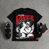 Bred 4s DopeSkill Oversize Print T-Shirt Real Ones Choose Loyalty Graphic