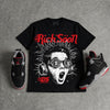 Bred 4s DopeSkill Oversize Print T-Shirt Rich Soon Graphic
