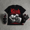 Bred 4s DopeSkill T-Shirt Risk Is Better Than Regret Graphic