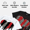 Bred 4s DopeSkill T-Shirt Slime Drip Heart Graphic