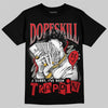 Jordan 4 Bred DopeSkill T-Shirt Sorry I've Been Trappin Graphic Streetwear - Black