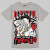 Jordan 4 Bred DopeSkill T-Shirt Sorry I've Been Trappin Graphic Streetwear - Gravel