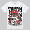 Jordan 4 Bred DopeSkill T-Shirt Trippin Graphic Streetwear - White