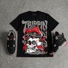 Bred 4s DopeSkill T-Shirt Trippin Graphic