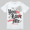 Jordan 4 Bred DopeSkill T-Shirt You're Lost Without Me Graphic Streetwear - White