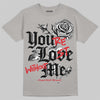 Jordan 4 Bred DopeSkill T-Shirt You're Lost Without Me Graphic Streetwear - Gravel