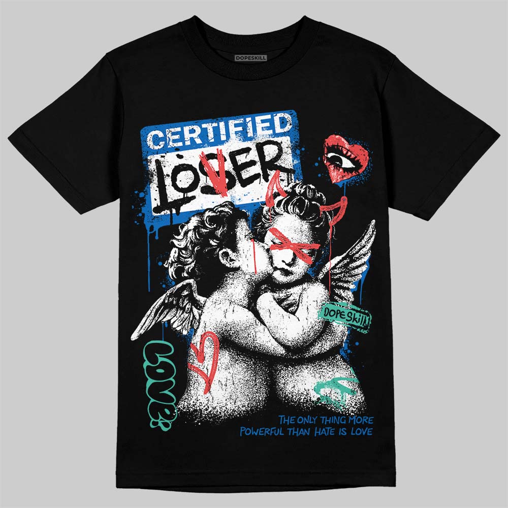 Jordan 3 GS “Chalk” DopeSkill T-Shirt Certified Lover Graphic Streetwear - Black