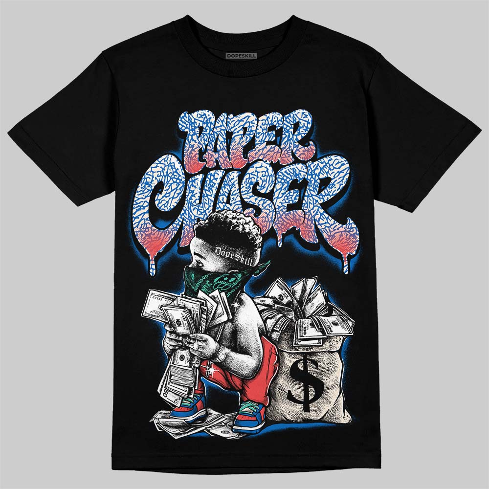 Jordan 3 GS “Chalk” DopeSkill T-Shirt Paper Chaser Boy Graphic Streetwear - Black