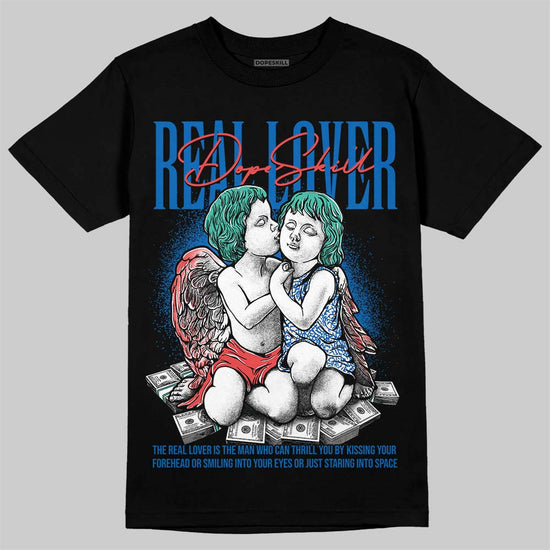 Jordan 3 GS “Chalk” DopeSkill T-Shirt Real Lover Graphic Streetwear - Black