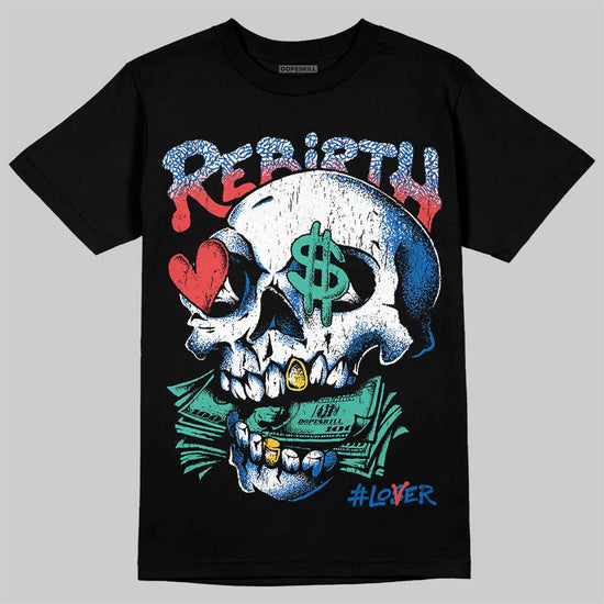 Jordan 3 GS “Chalk” DopeSkill T-Shirt Rebirth Graphic Streetwear - Black